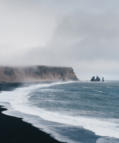 Black Beach in Vík