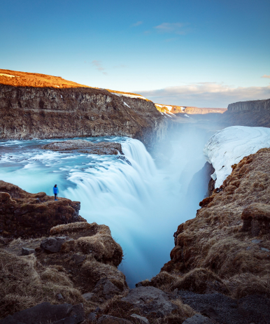 Gullfoss Waterfall in Iceland